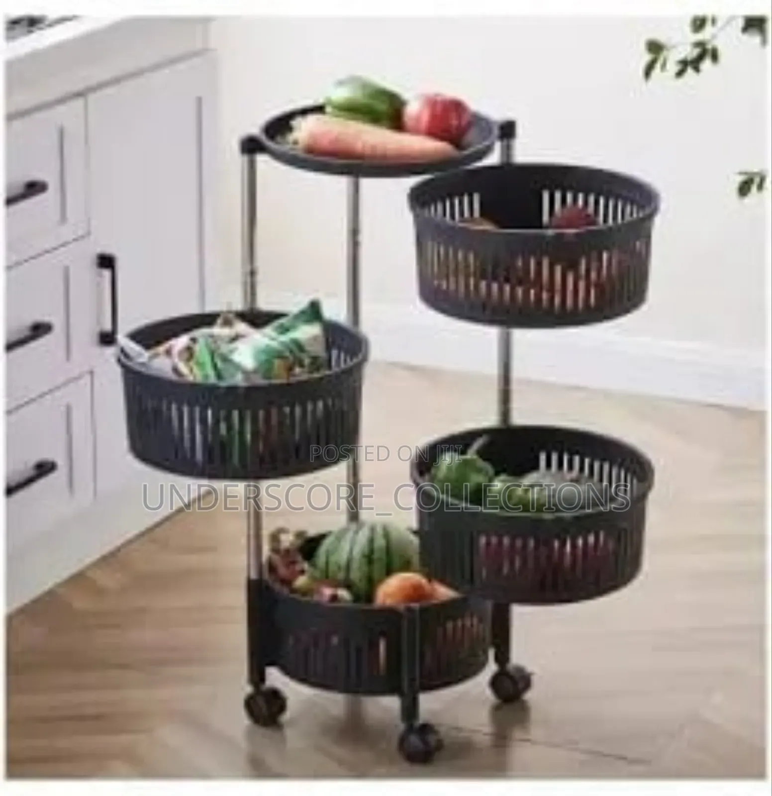 Rotatable 4-Layer Fruit  Rack Now Available.