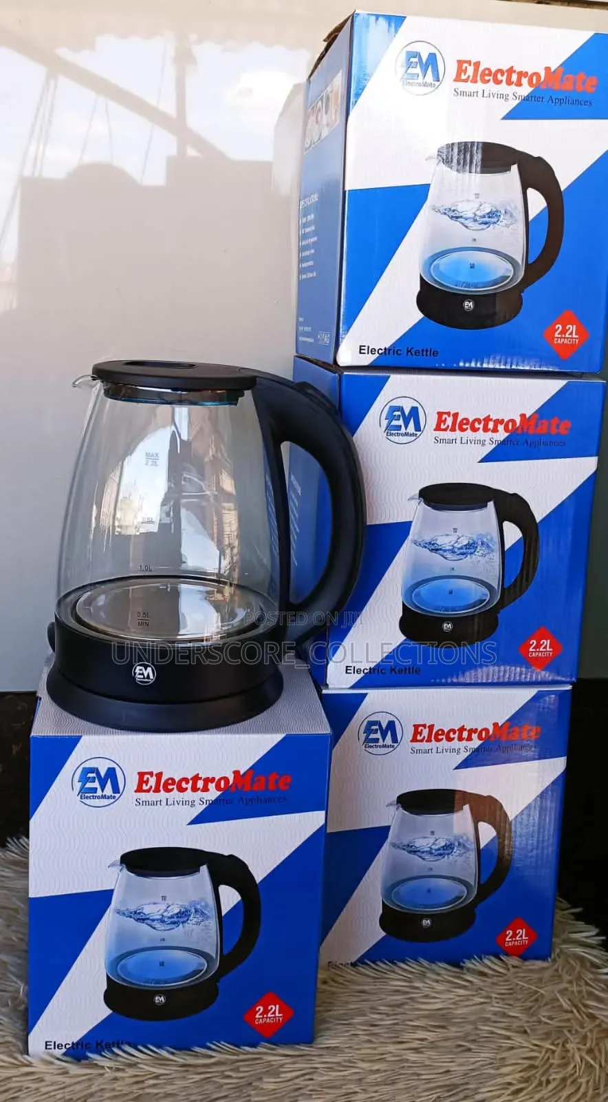 Electromate Glass Kettles