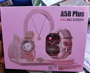 6 IN 1 Smart Watch A58 Plus With Gifts