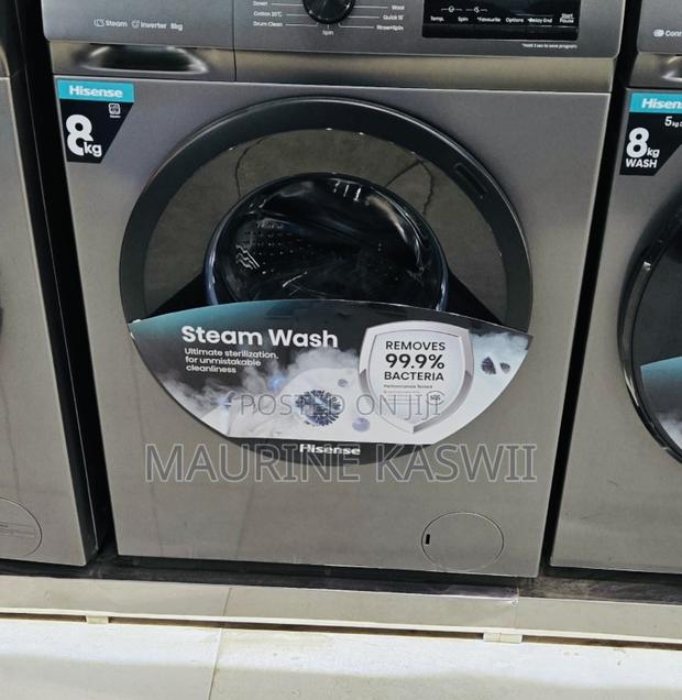 Hisense 8 Kg Front Load Wash and Spin Wfpv8012emt