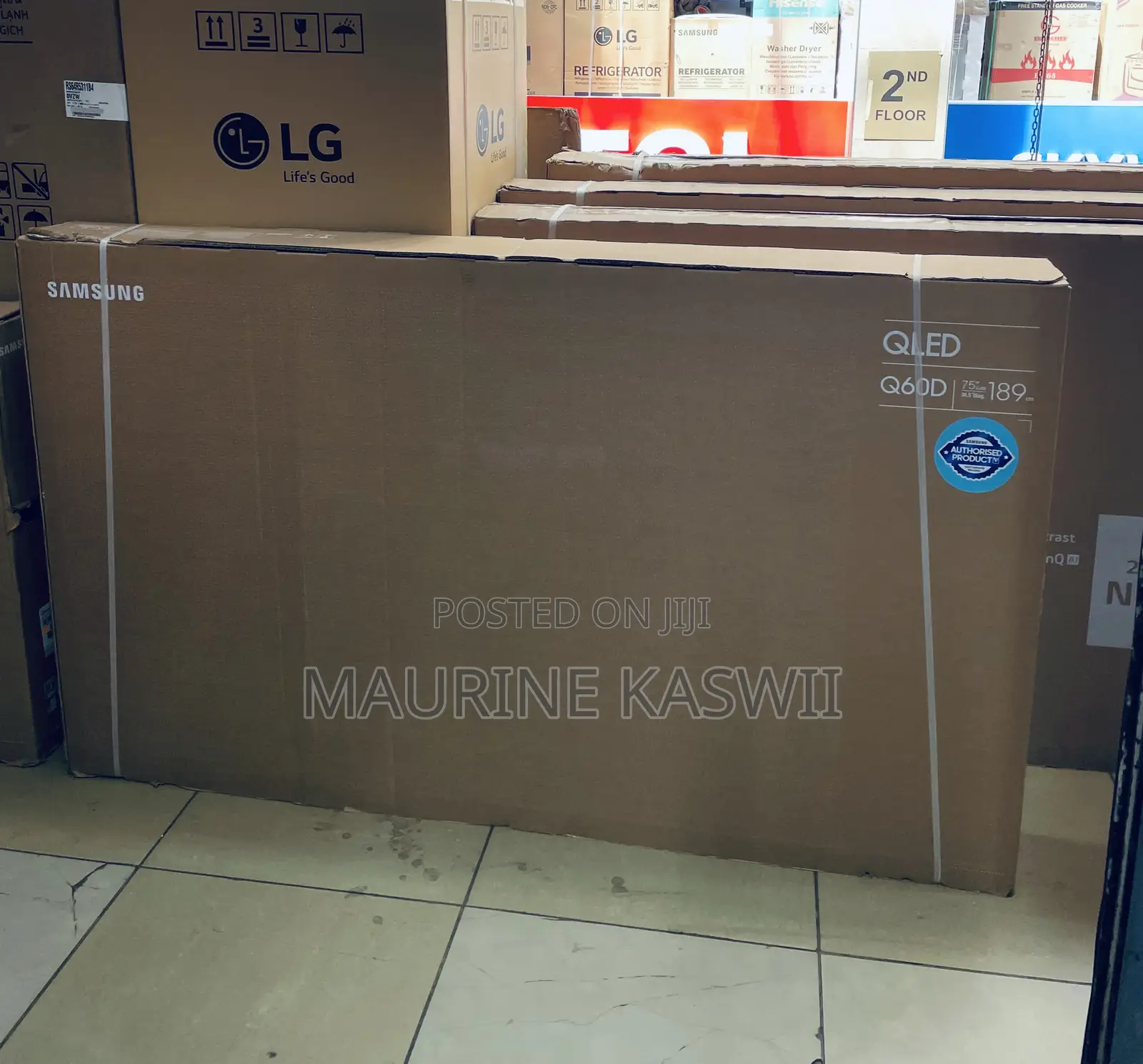 Samsung 75′′ Qa75q60dau Qled Smart Uhd Tv