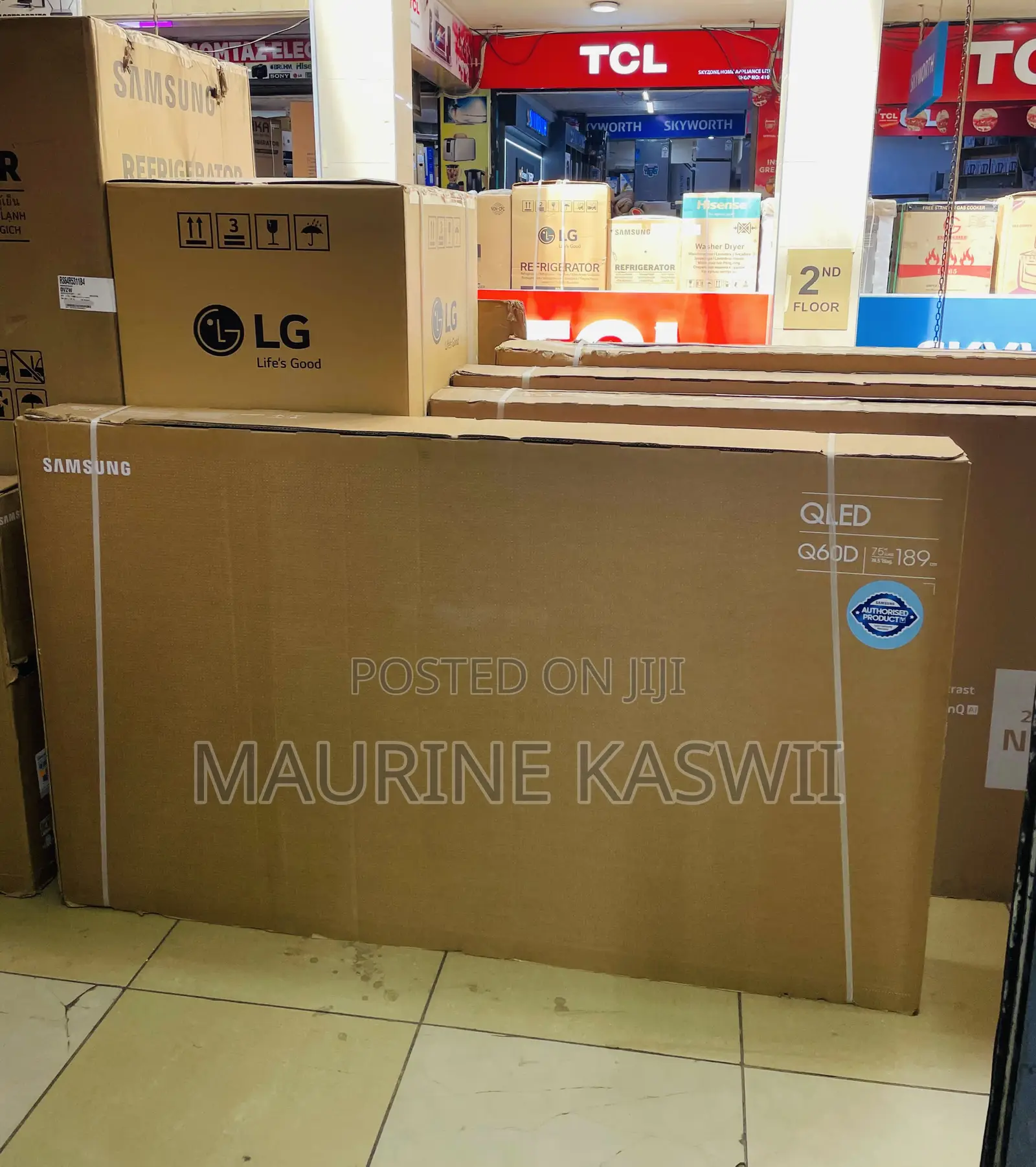 Samsung 75′′ Qa75q60dau Qled Smart Uhd Tv