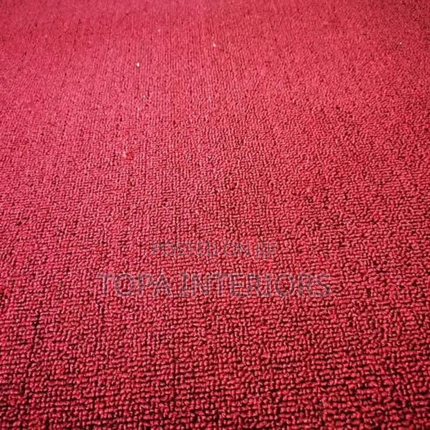 NON FLUFFY Maroon Wall to Wall Office Carpets Supply and Fit