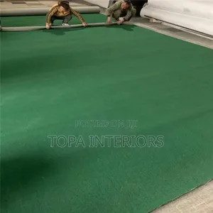 Wide Standard Floor Decoration Green Carpets Office Rugs Mat