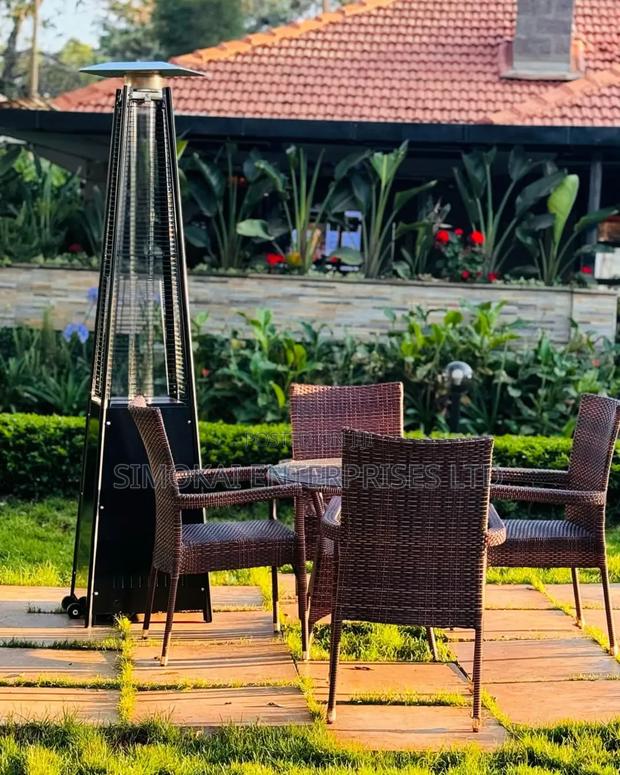 Full Black Pyramid Shaped Gas Warmers/ Heaters - main view