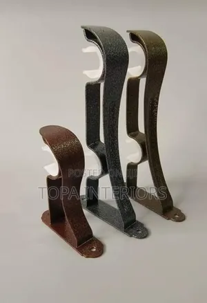 Metallic Curtain Rod Brackets Curtain Rod Holders