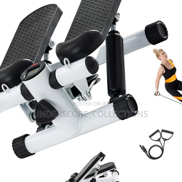 *_Mini Stepper With Resistance Bands*_*Fitness to Behold*