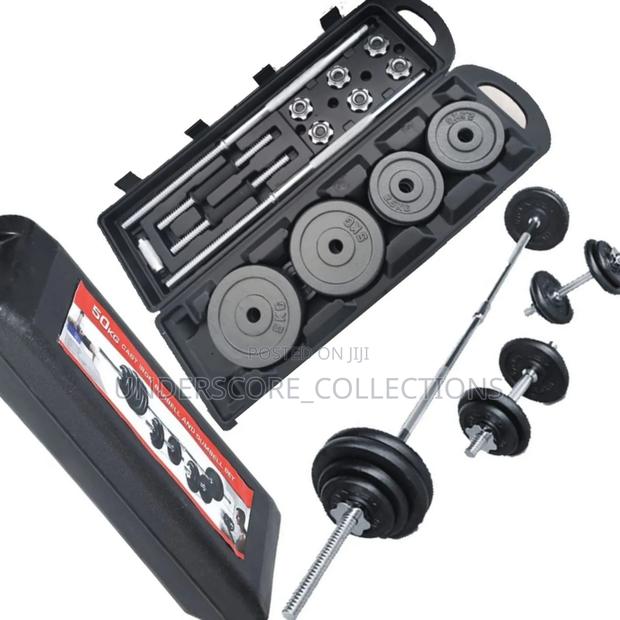 *50kg/York Barbell and Dumbbell Set*