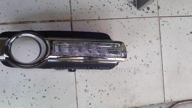 Mitsubishi Pajero 2015-2018 Foglight Cover + DRL