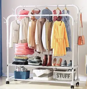 Multi-Tier Cloth Rack With Shoe Storage