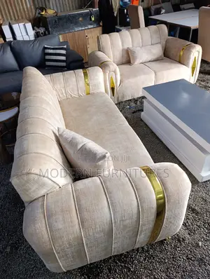 Good Looking Beige 5 Seater Sofa