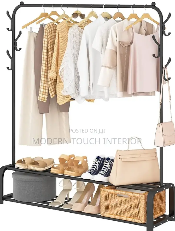 Portable Rack for Clothes and Shoes