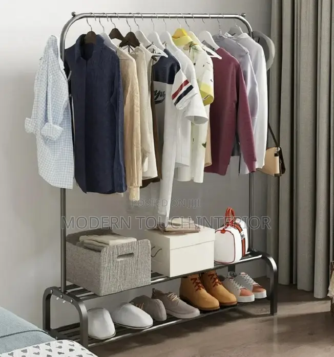 Clothing Rack With Shoe Organizer