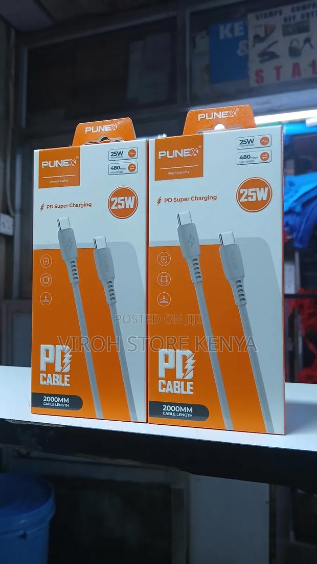 C to C Cable 2 Metres Long Type C to Type C 2m Long - thumbnail 3