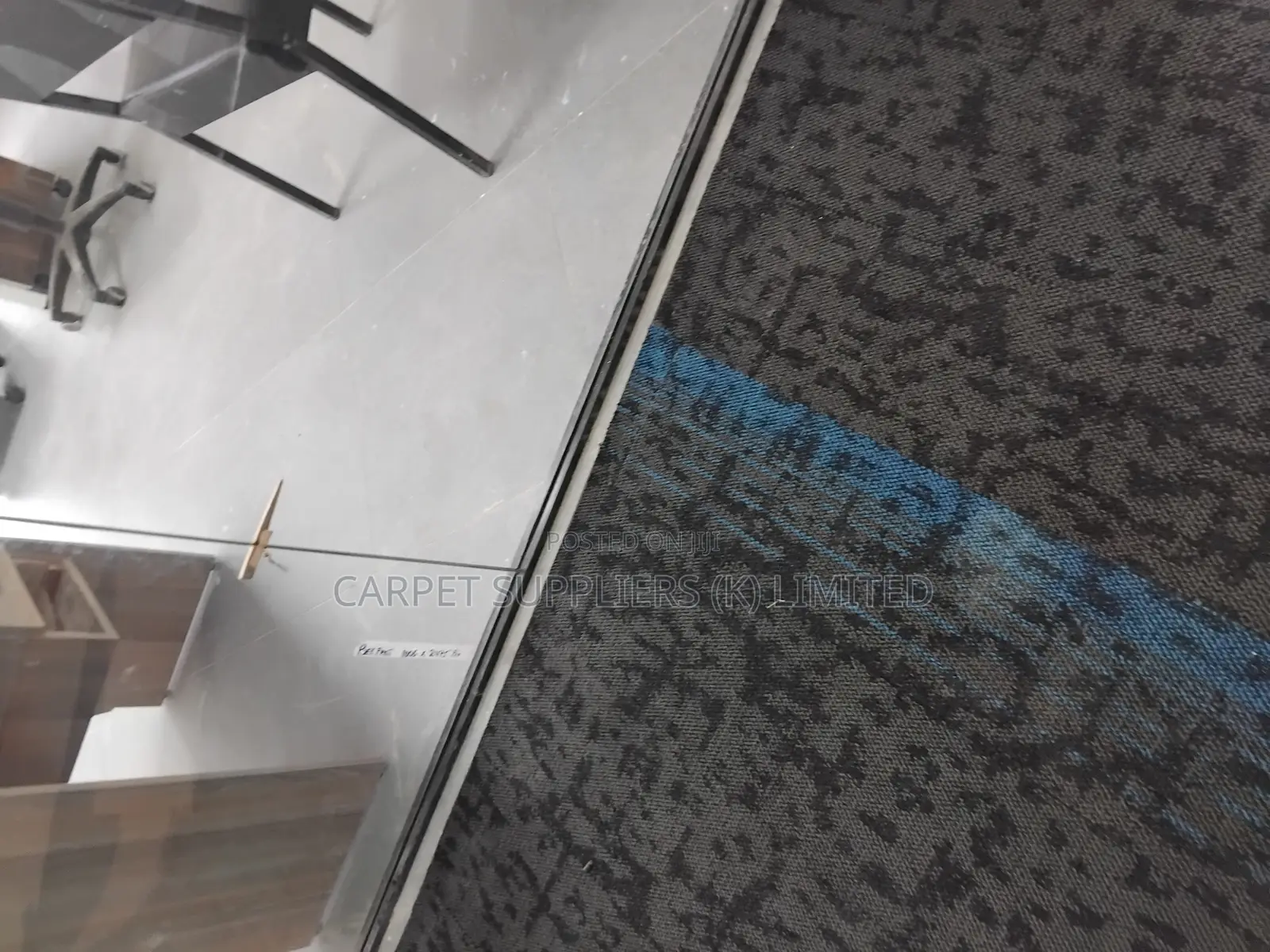 Hall Way Carpet Planks (Blue)