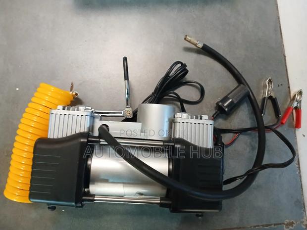 Double Air Compressor - Car Tyre Air Pressure Pump - thumbnail 2