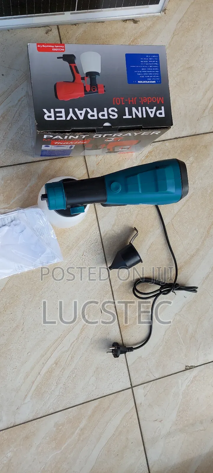 Lithium-Ion Cordless Sprayguns