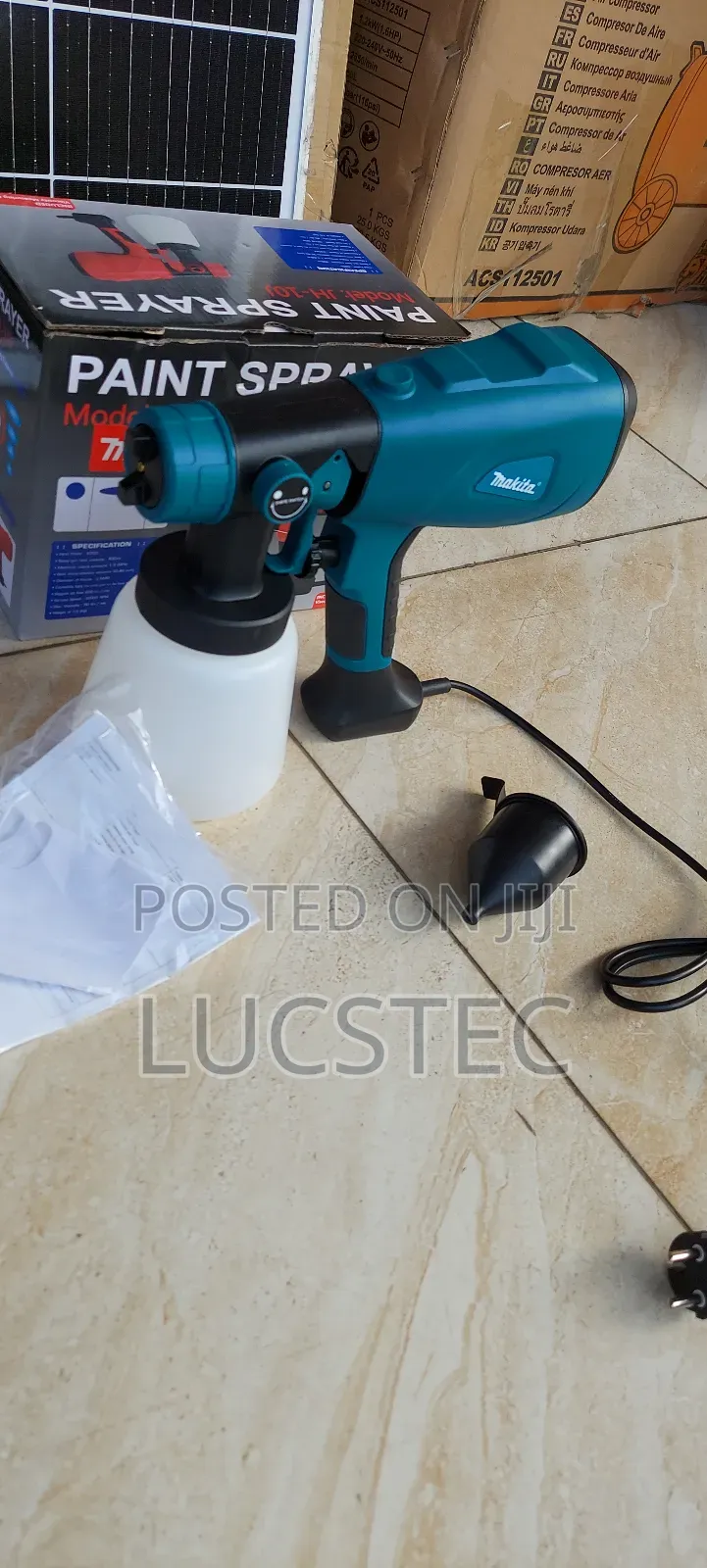 Lithium-Ion Cordless Sprayguns