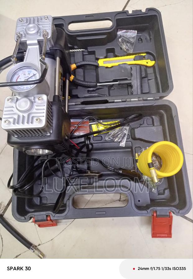 Car Air Compressor With Tool Kit