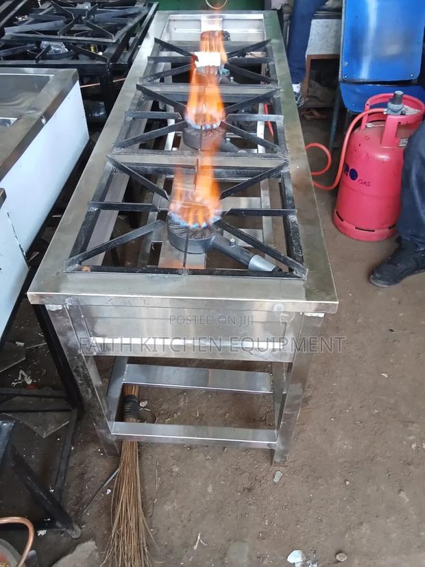 Stainless Steel Gas Cooker 4 Burner