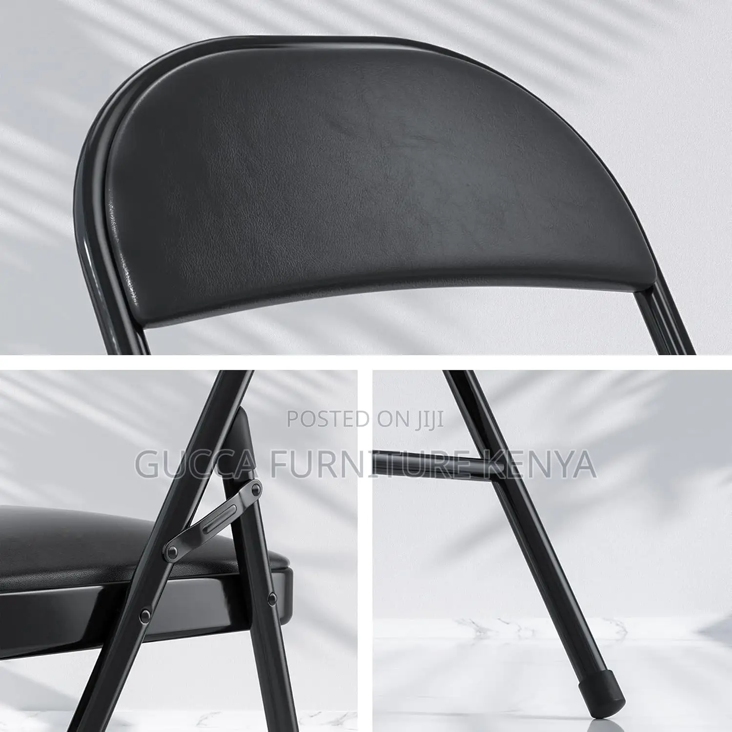 Office Chairs: Foldable PU Padded Cushion Seats for Office