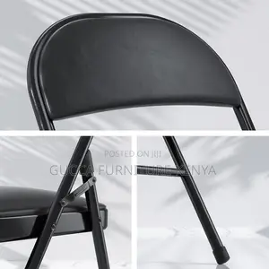 Office Chairs: Foldable PU Padded Cushion Seats for Office