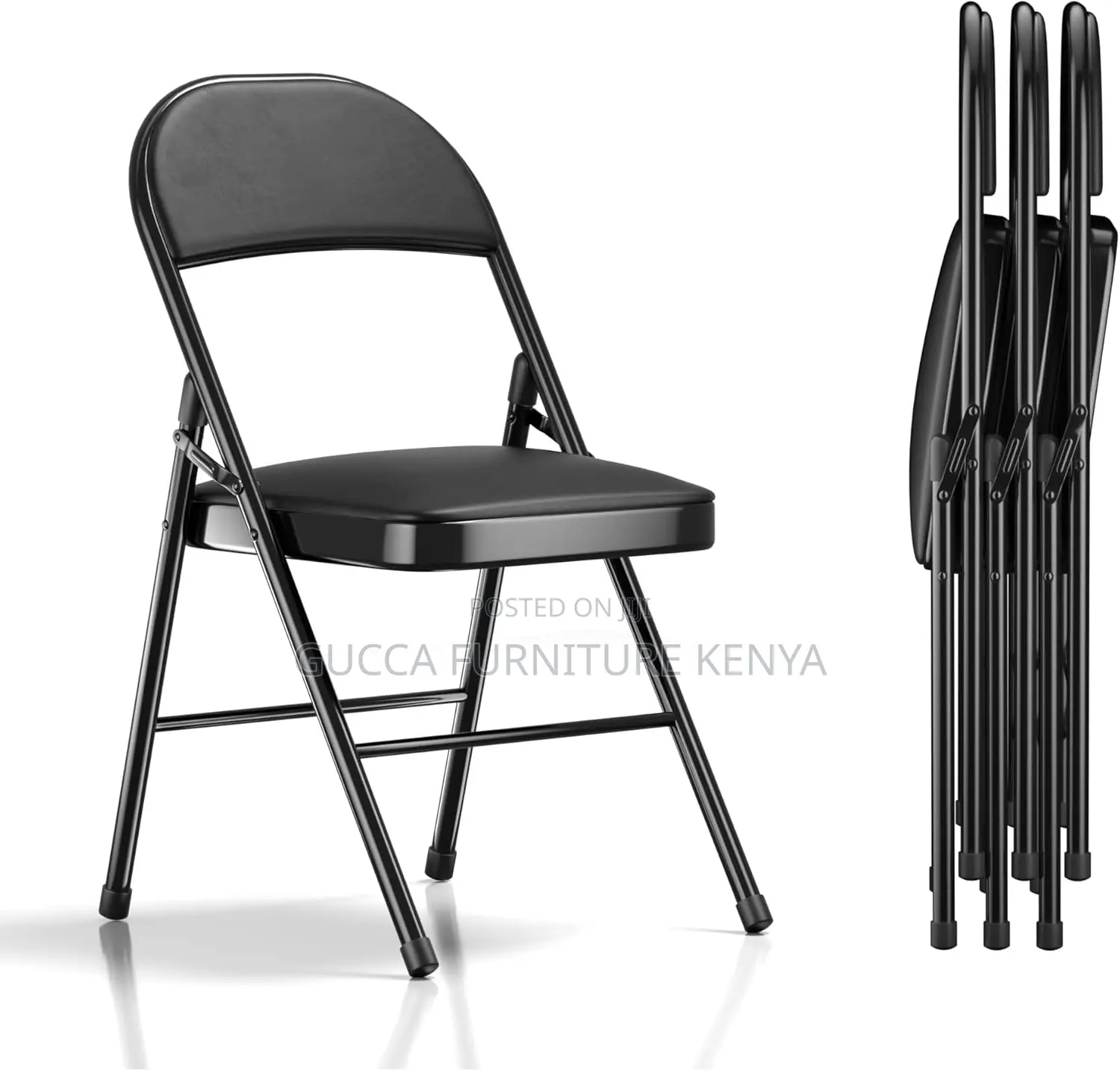 Office Chairs: Foldable PU Padded Cushion Seats for Office
