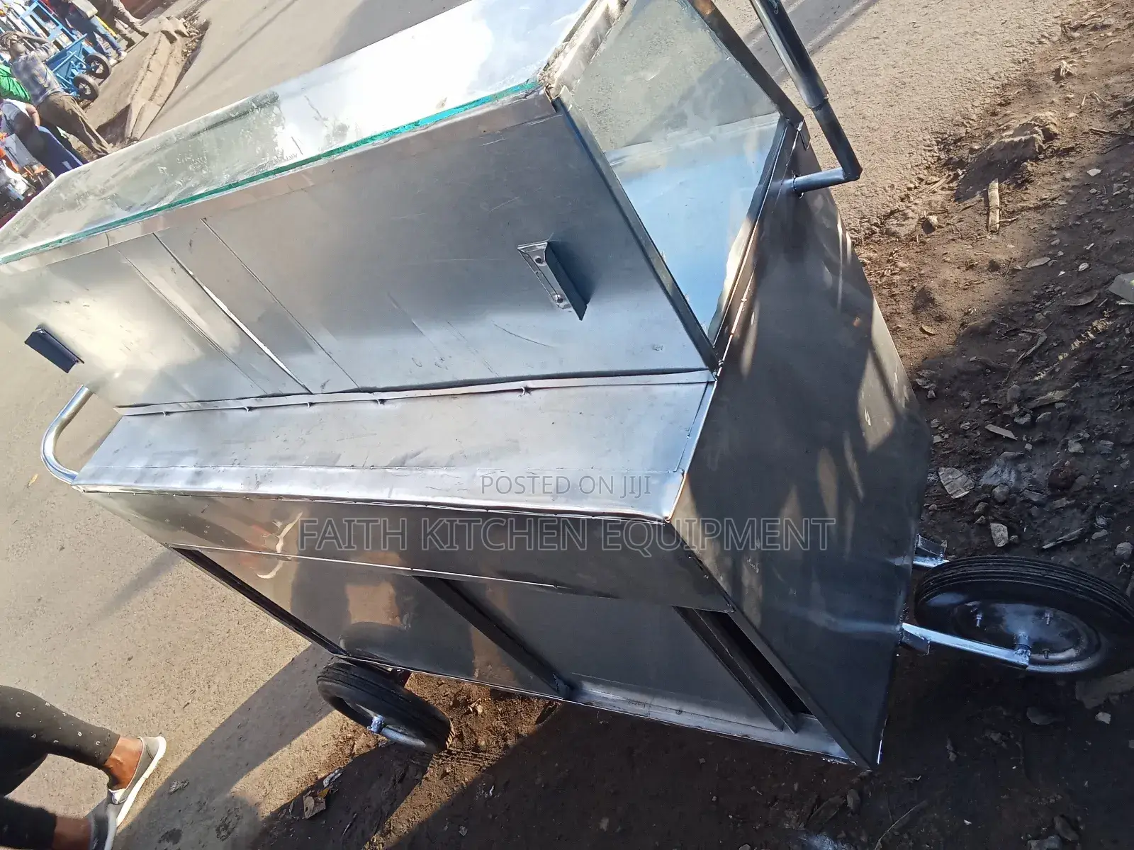 Stainless Steel Eggs and Smoke Trolley