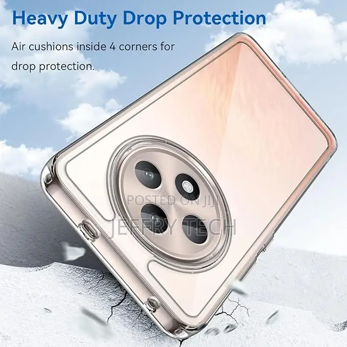 Case for Oppo Reno 12F 5G Transparent Cover With Soft TPU