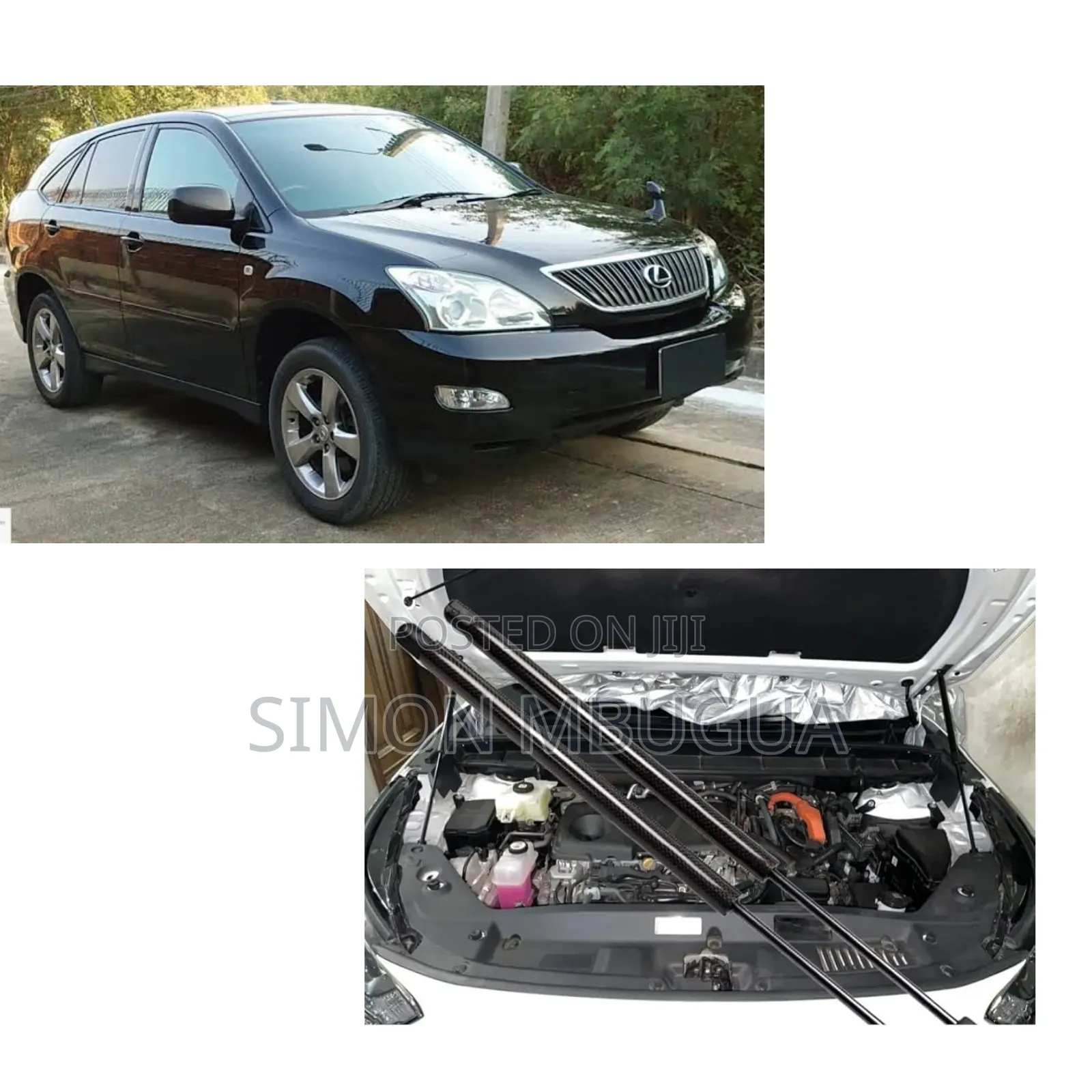 Harrier 240 /Lexus Rx330 Bonnet Shocks