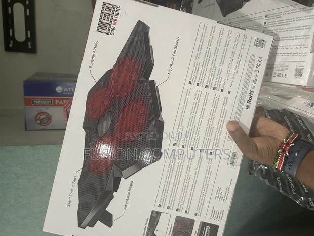 Promate Airbase-3 Ergonomic Laptop Cooling Pad - thumbnail 3