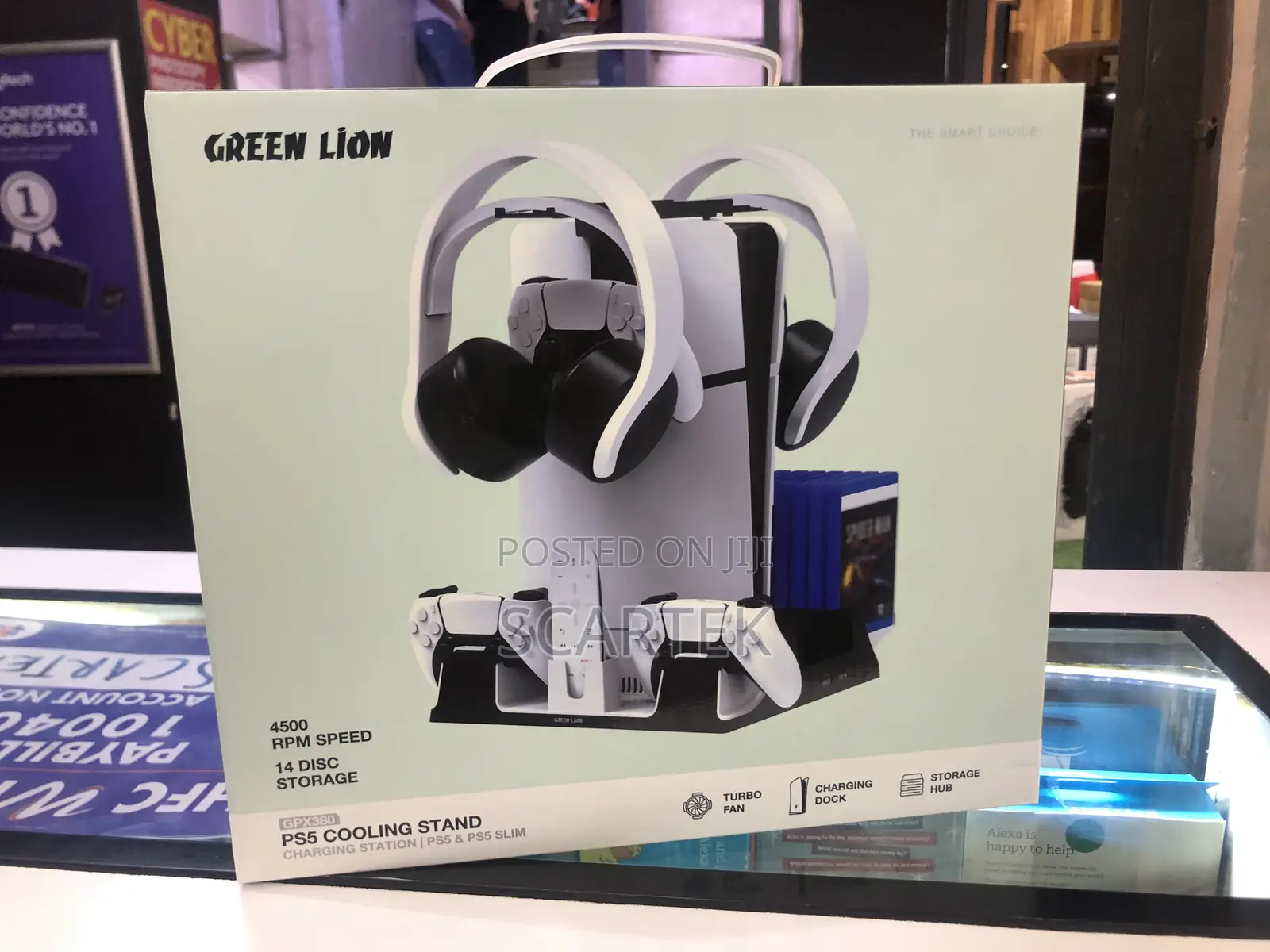 Green Lion Ps5 Cooling Stand