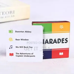 New Stock Alert Mini Portable 50 PC Charades