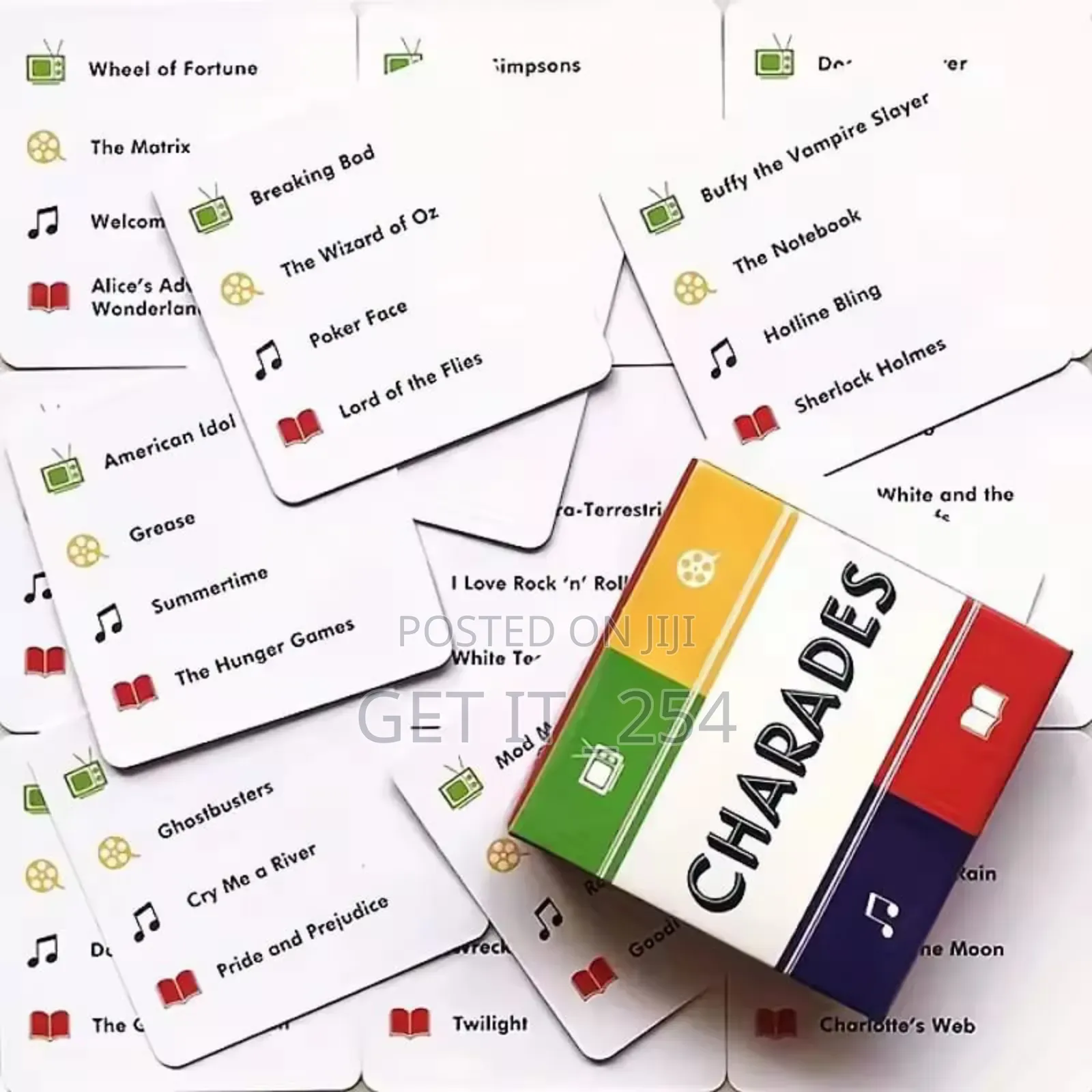 New Stock Alert Mini Portable 50 PC Charades