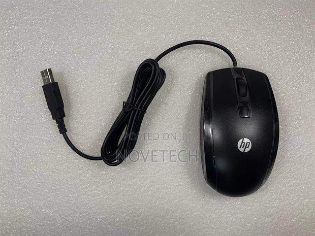 New HP Mouse X500 E5E76AA USB Wired Black Mouse