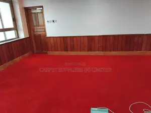 Red Plain Colored Carpet1