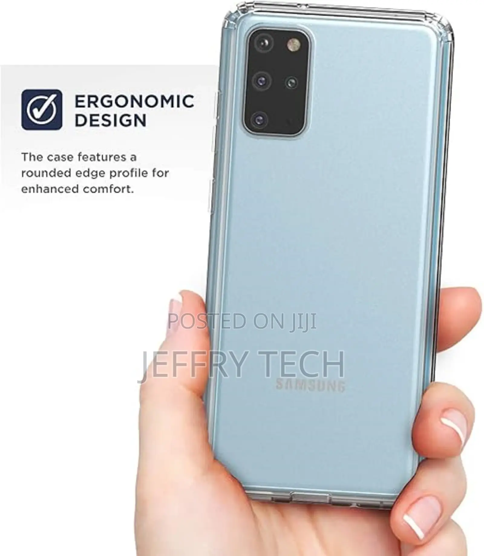 Galaxy S20 Plus Clear Case - Slim Transparent Crystal Case