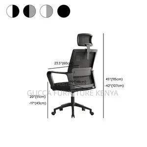 Office Chairs: Modern Simple Mid Back Mesh Studio Chair