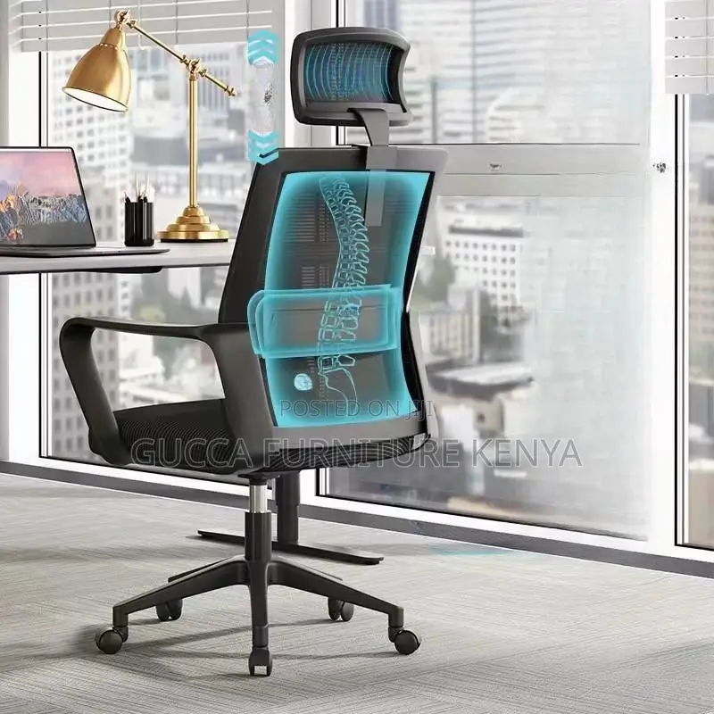 Office Chairs: Modern Simple Mid Back Mesh Studio Chair