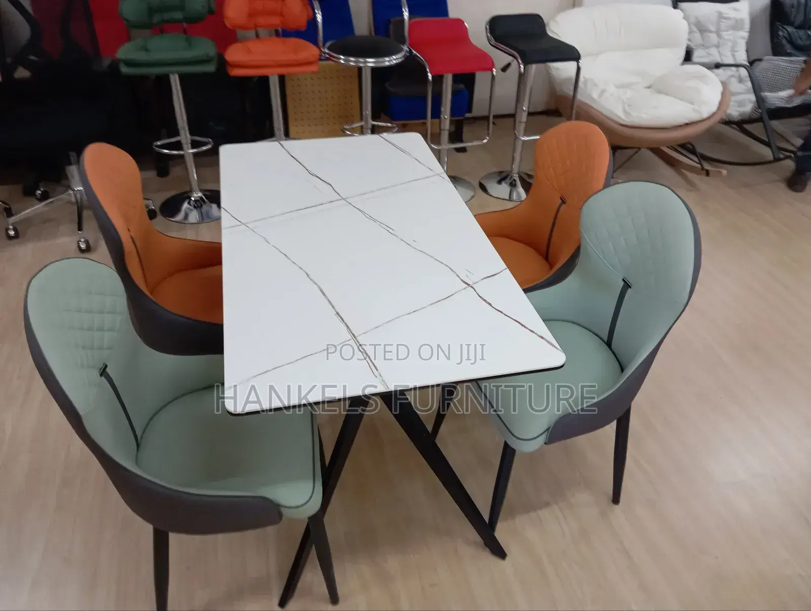 4 Seater Marble Dining Table