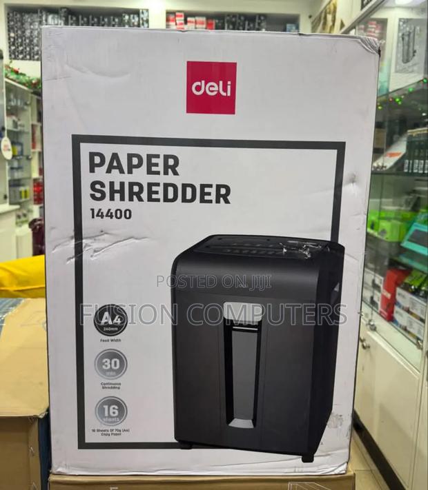 Deli E14400 Cross-Cut Paper Shredder