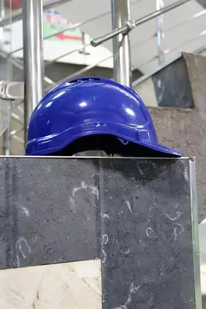 Heavy Helmet Blue In Color In Stock