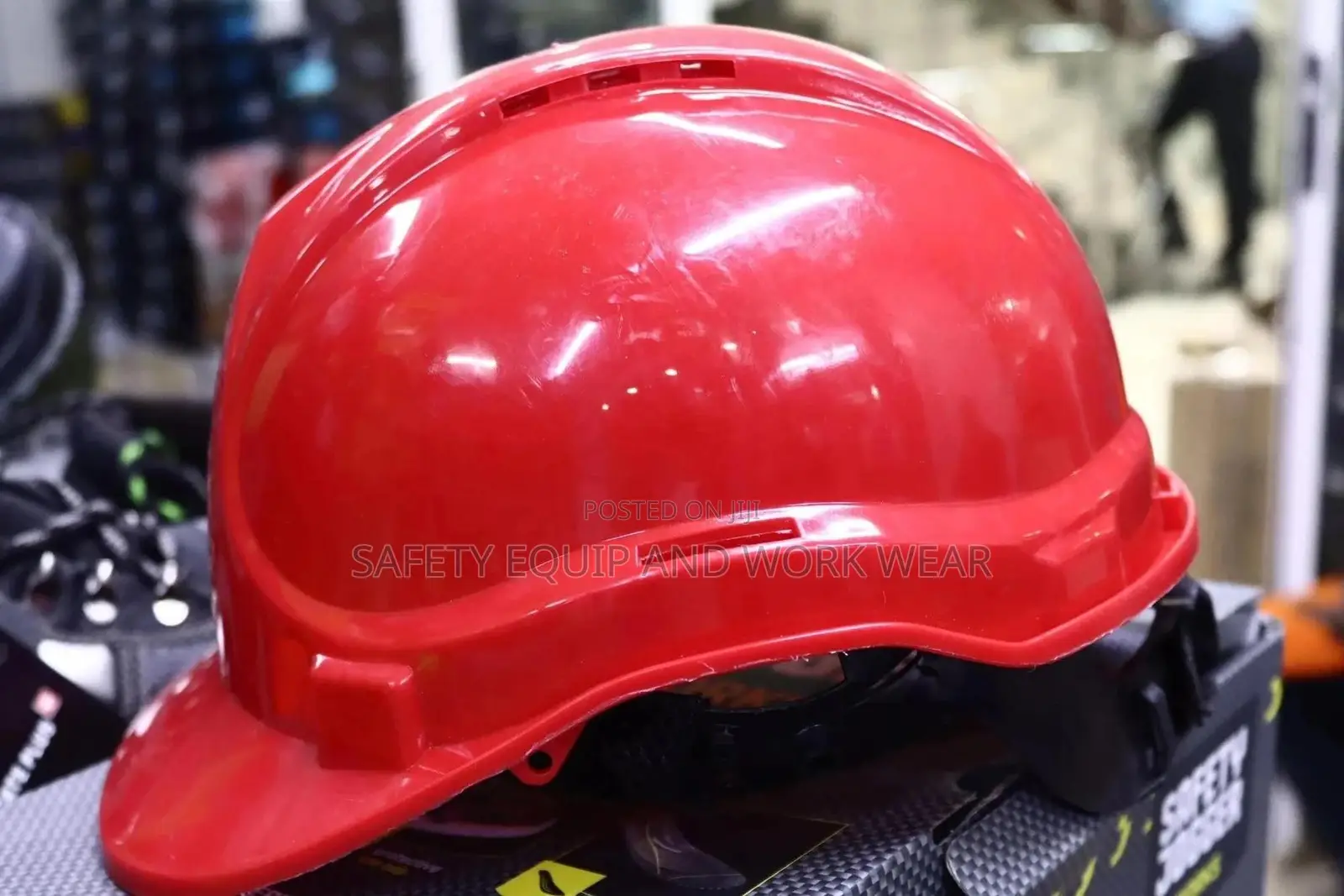 Heavy Helmet Red In Color