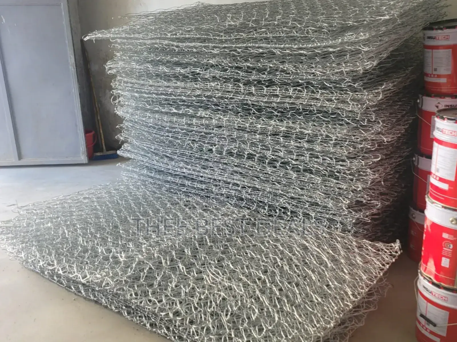 Triple Twisted Galvanised Gabion Boxes