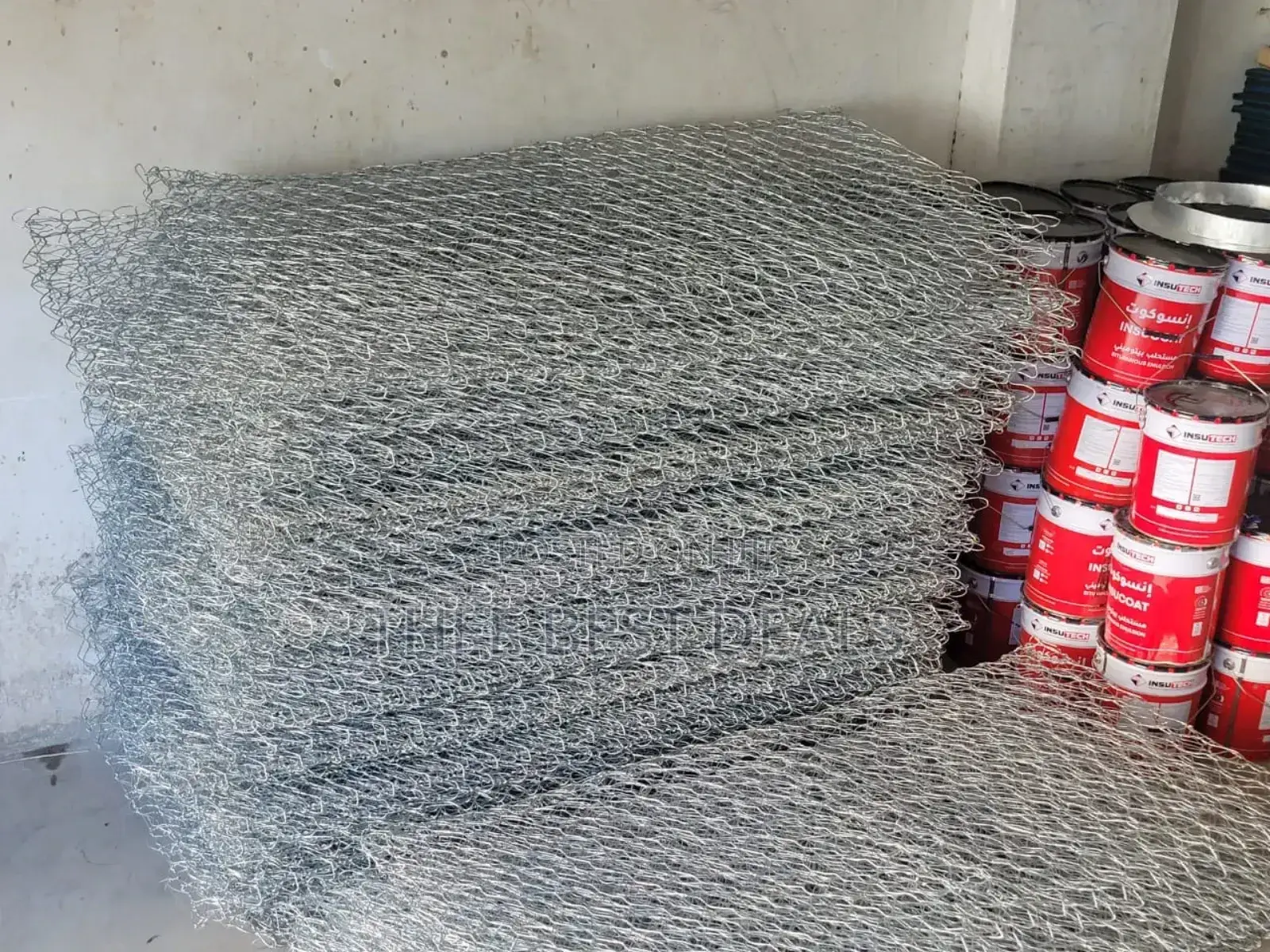 Stone Caged Woven Gabion Boxes