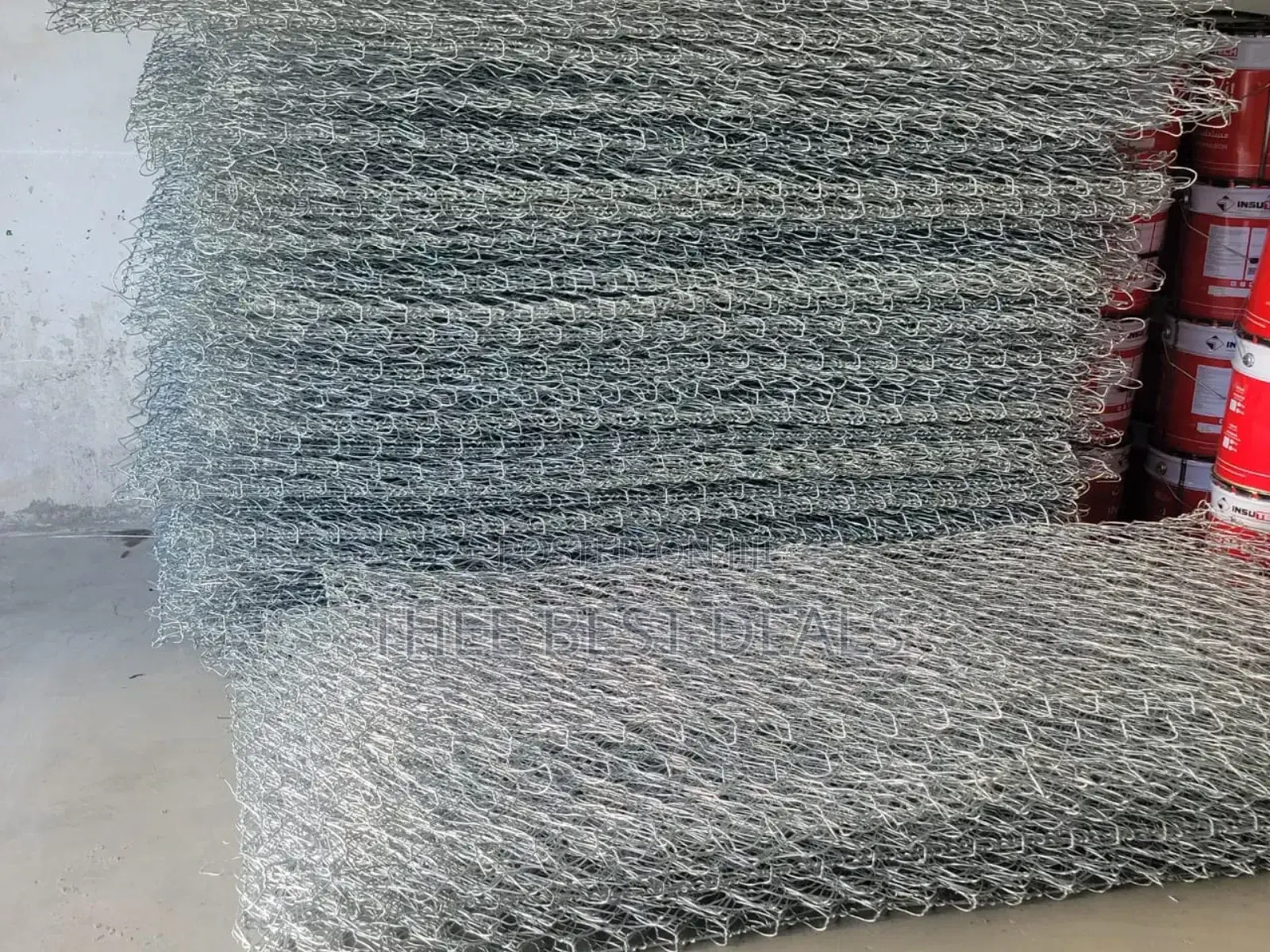 Stone Caged Woven Gabion Boxes