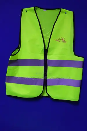 Reflective Vest Branded Color Code Green