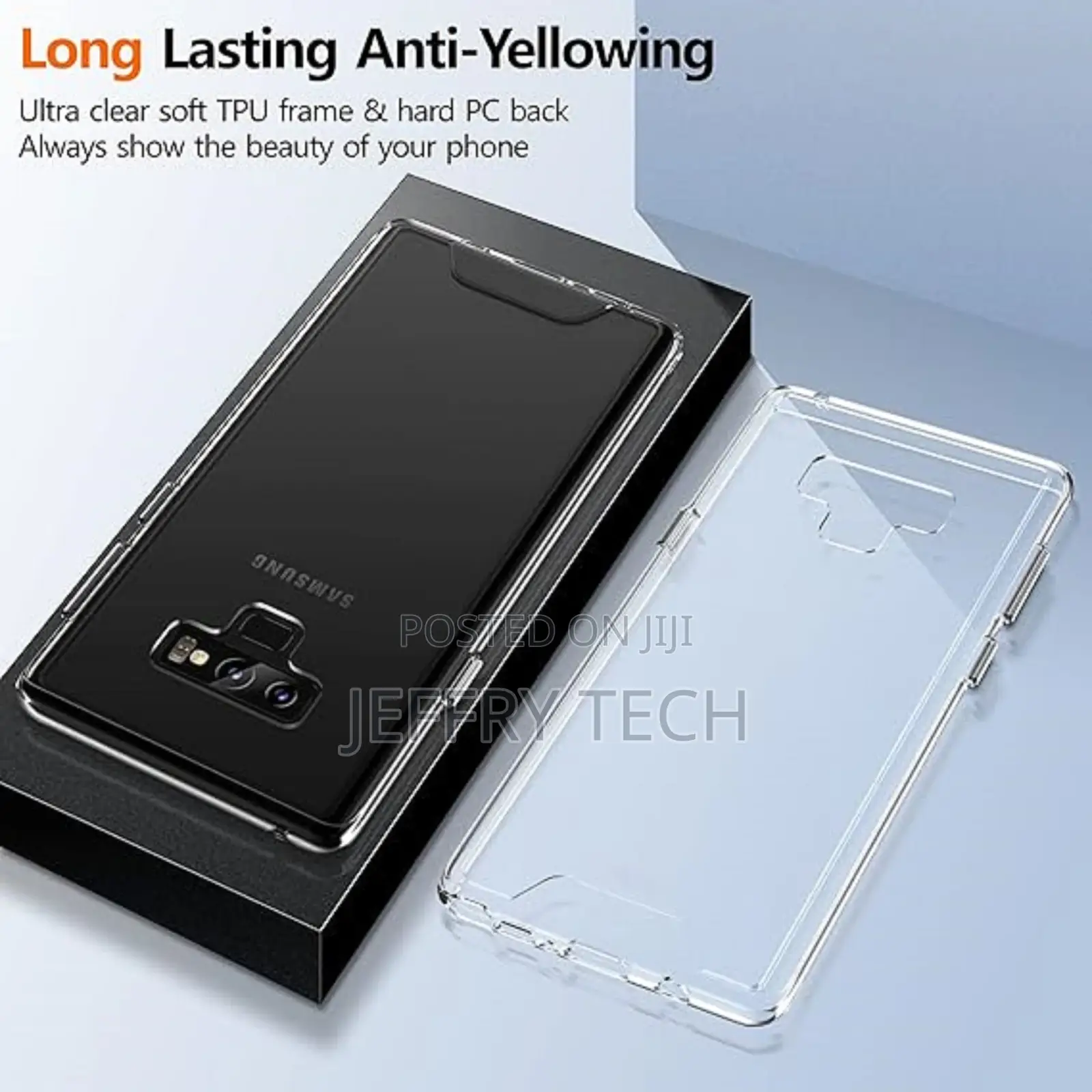Galaxy Note 9 Case, Clear Protective Back Cover,Transparent