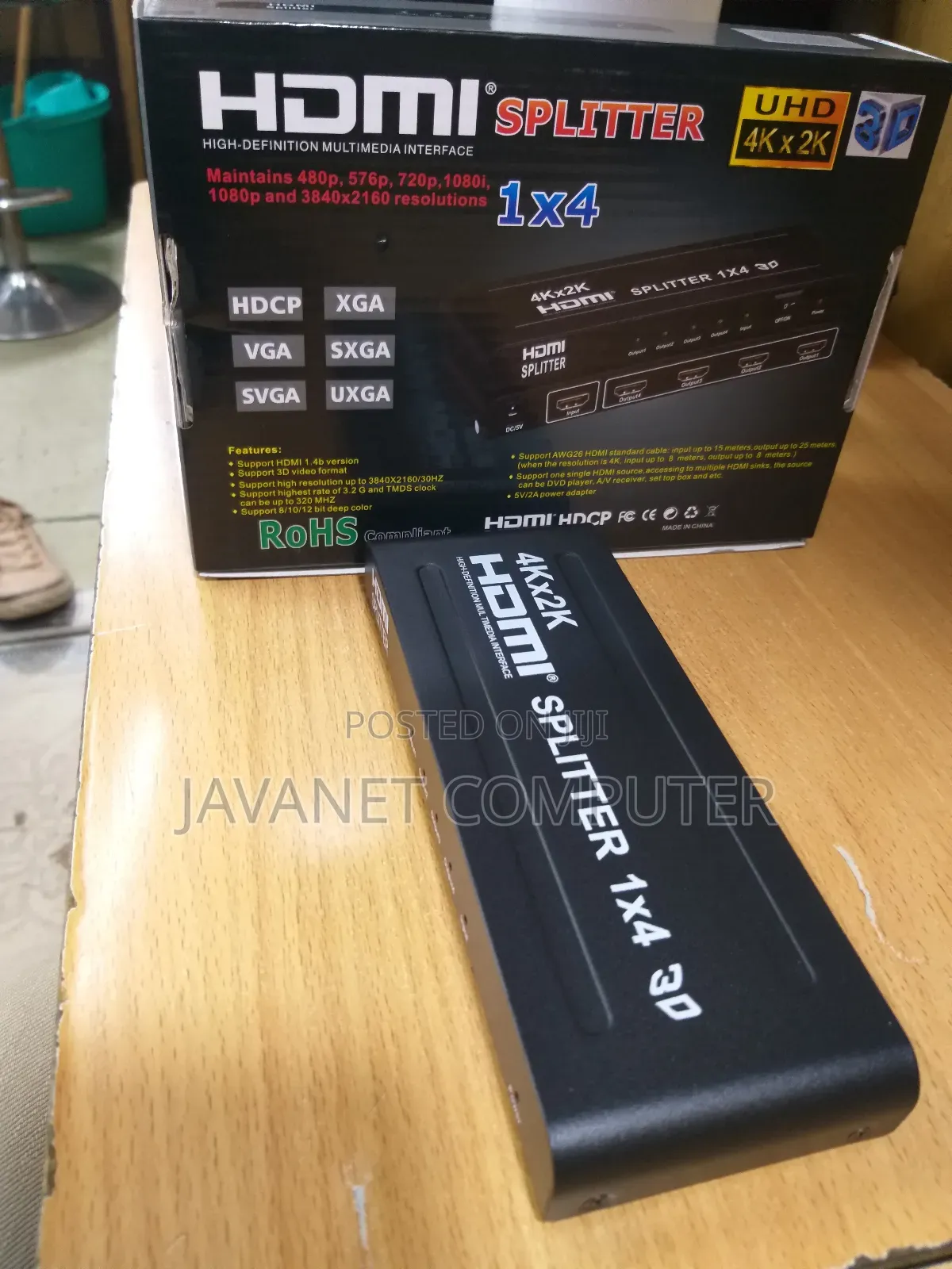 Hdmi Splitter 1x4 High Resolution Of 4kx2k