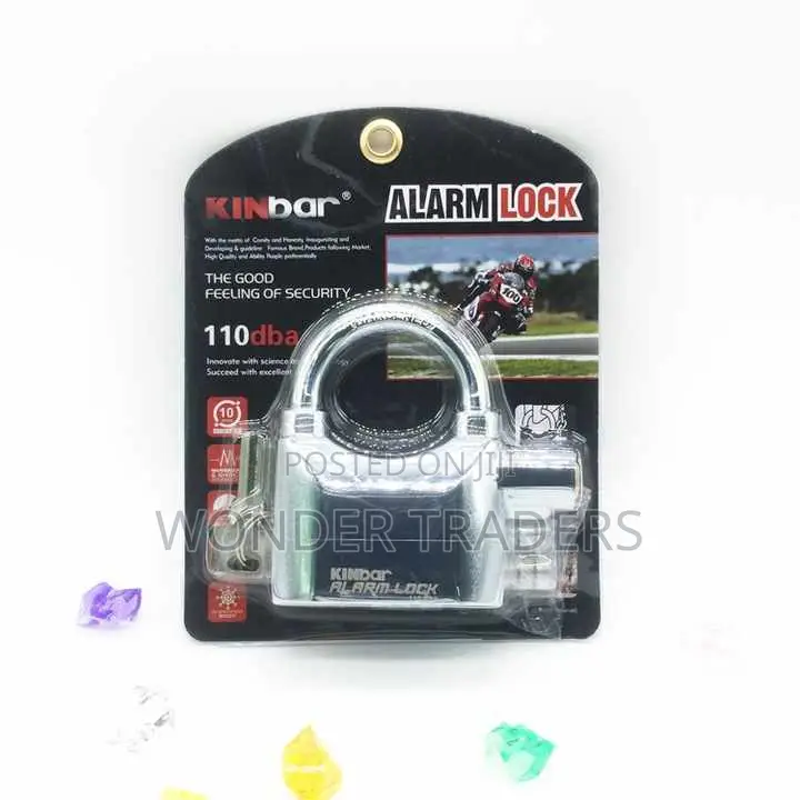 Alarm Padlock, 3 Keys Padlock